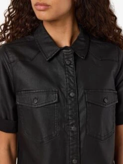 Noisy May COATED DENIM DRESS 14 Noisy May COATED DENIM DRESS -Noisy May Shop 27034395 Black 006