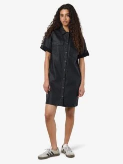 Noisy May COATED DENIM DRESS 15 Noisy May COATED DENIM DRESS -Noisy May Shop 27034395 Black 007