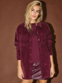 Noisy May CORDUROY SHACKET -Noisy May Shop 27034398 WindsorWine 008