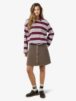 Noisy May CORDUROY MINI SKIRT -Noisy May Shop 27034400 Morel 007