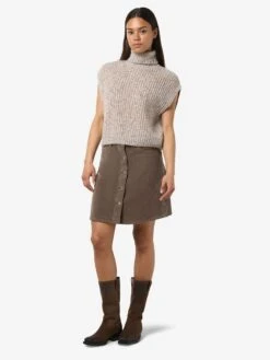Noisy May CORDUROY MINI SKIRT -Noisy May Shop 27034400 Morel 008