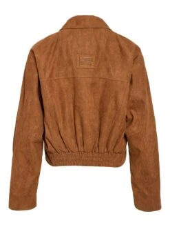 Noisy May FAUX SUEDE BOMBER JACKET -Noisy May Shop 27034475 ToastedCoconut 002