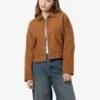 Noisy May FAUX SUEDE BOMBER JACKET -Noisy May Shop 27034475 ToastedCoconut 003