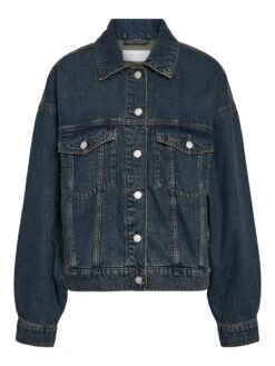 Noisy May NMFANJA DENIM JACKET -Noisy May Shop 27034554 DarkBlueDenim 001