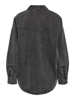 Noisy May QUILTED DENIM OVERSHIRT -Noisy May Shop 27034664 DarkGreyDenim 002