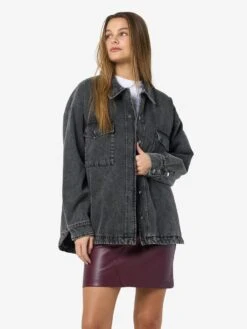 Noisy May QUILTED DENIM OVERSHIRT