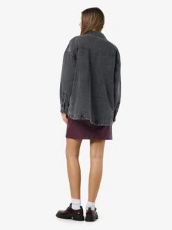 Noisy May QUILTED DENIM OVERSHIRT -Noisy May Shop 27034664 DarkGreyDenim 005