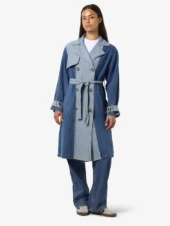 Noisy May DENIM TRENCHCOAT 13 Noisy May DENIM TRENCHCOAT -Noisy May Shop 27034716 DarkBlueDenim 004