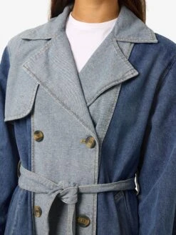 Noisy May DENIM TRENCHCOAT 14 Noisy May DENIM TRENCHCOAT -Noisy May Shop 27034716 DarkBlueDenim 006