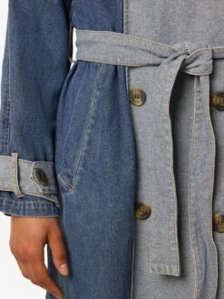 Noisy May DENIM TRENCHCOAT 17 Noisy May DENIM TRENCHCOAT -Noisy May Shop 27034716 DarkBlueDenim 008