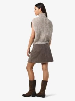 Noisy May ROLL NECK KNITTED VEST -Noisy May Shop 27034731 LightGreyMelange 1195800 005