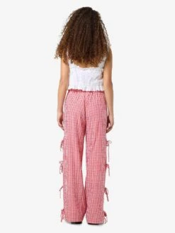 Noisy May CHECKED TROUSERS -Noisy May Shop 27034786 Tomato 1196650 005