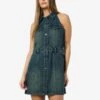 Noisy May NMLARDIE DENIM DRESS -Noisy May Shop 27034792 DarkBlueDenim 003