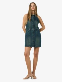 Noisy May NMLARDIE DENIM DRESS 13 Noisy May NMLARDIE DENIM DRESS -Noisy May Shop 27034792 DarkBlueDenim 004