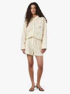 Noisy May STRIPED SHORTS -Noisy May Shop 27034801 PastelYellow 1259317 004