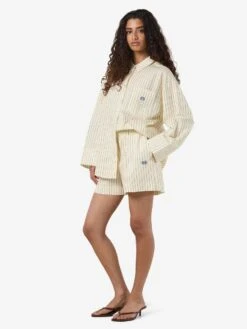 Noisy May STRIPED SHORTS -Noisy May Shop 27034801 PastelYellow 1259317 007