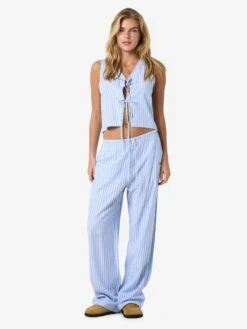 Noisy May STRIPED TROUSERS -Noisy May Shop 27034802 SkyBlue 1196879 004