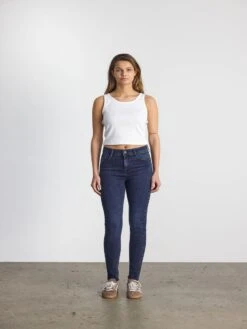 Noisy May NMSENDIE SKINNY FIT JEANS -Noisy May Shop 27034834 DarkBlueDenim 009