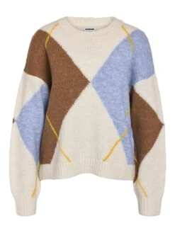 Noisy May ARGYLE JUMPER 9 Noisy May ARGYLE JUMPER -Noisy May Shop 27034895 CloudDancer 1201670 001
