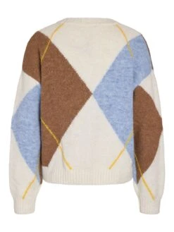Noisy May ARGYLE JUMPER 13 Noisy May ARGYLE JUMPER -Noisy May Shop 27034895 CloudDancer 1201670 002