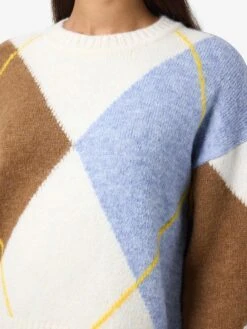 Noisy May ARGYLE JUMPER 12 Noisy May ARGYLE JUMPER -Noisy May Shop 27034895 CloudDancer 1201670 006