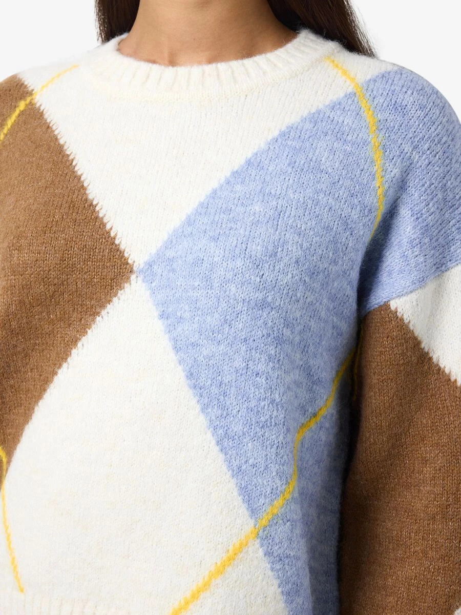 Noisy May ARGYLE JUMPER 7 Noisy May ARGYLE JUMPER - Image 5