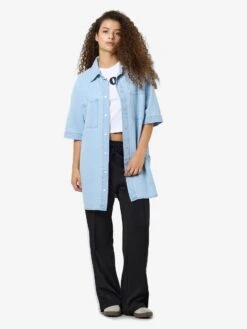 Noisy May OVERSIZED DENIM SHIRT 12 Noisy May OVERSIZED DENIM SHIRT -Noisy May Shop 27034954 LightBlueDenim 004