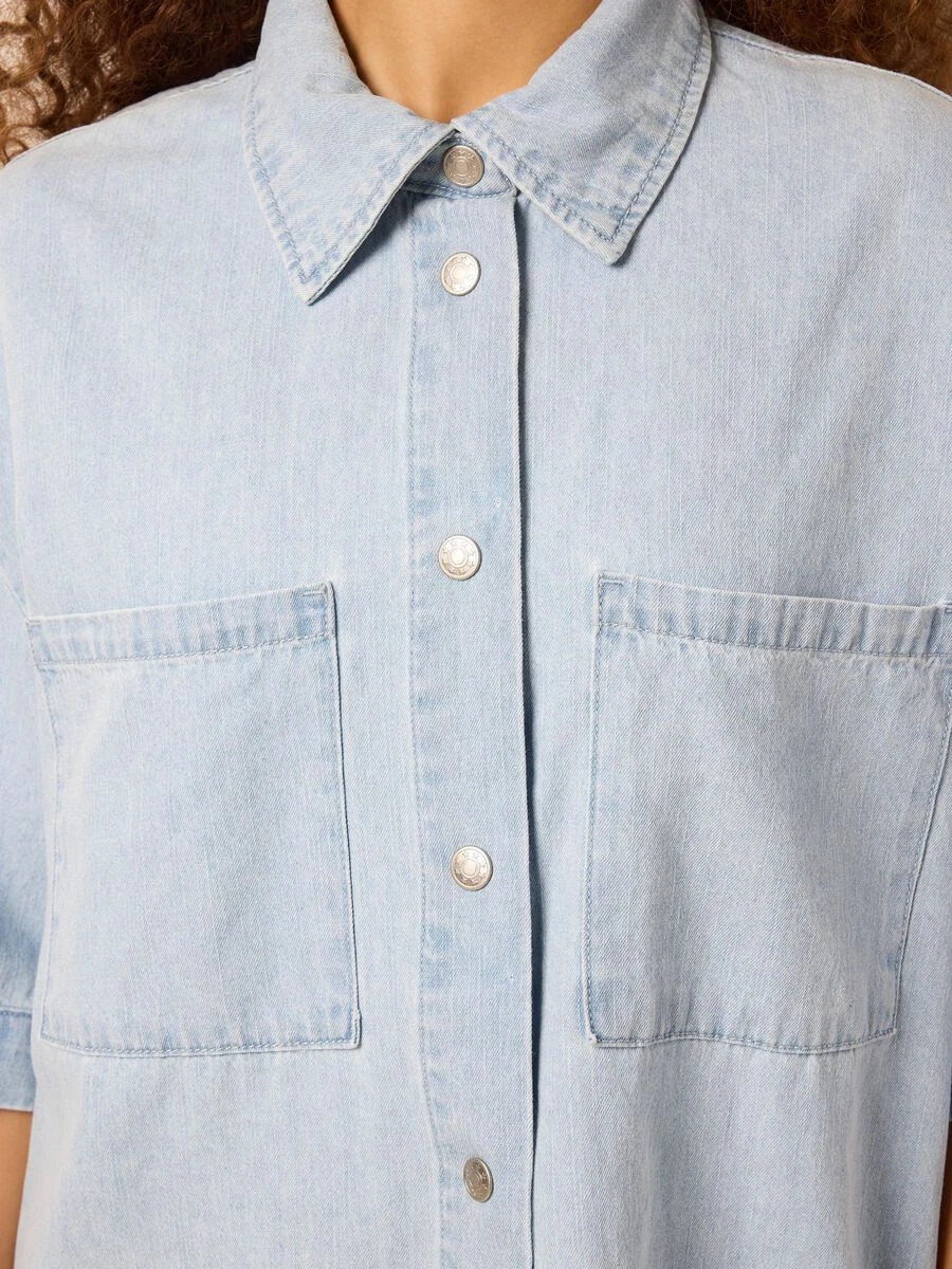 Noisy May OVERSIZED DENIM SHIRT 7 Noisy May OVERSIZED DENIM SHIRT - Image 5