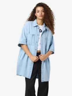 Noisy May OVERSIZED DENIM SHIRT 14 Noisy May OVERSIZED DENIM SHIRT -Noisy May Shop 27034954 LightBlueDenim 007