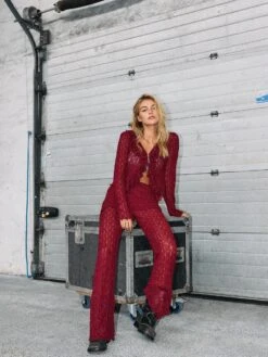 Noisy May NMFRANCIE TROUSER SKIRT 15 Noisy May NMFRANCIE TROUSER SKIRT -Noisy May Shop 27035416 TibetanRed 008