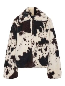 Noisy May COW PRINT COAT -Noisy May Shop 27035654 Birch 1216629 001