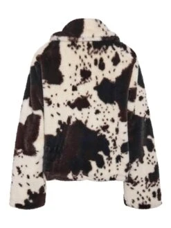 Noisy May COW PRINT COAT -Noisy May Shop 27035654 Birch 1216629 002