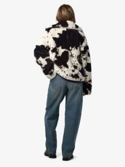 Noisy May COW PRINT COAT -Noisy May Shop 27035654 Birch 1216629 005