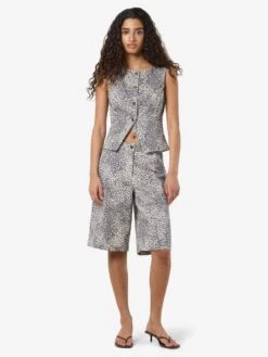 Noisy May ANIMAL PRINT WAISTCOAT -Noisy May Shop 27035722 WinterWhite 1225462 004