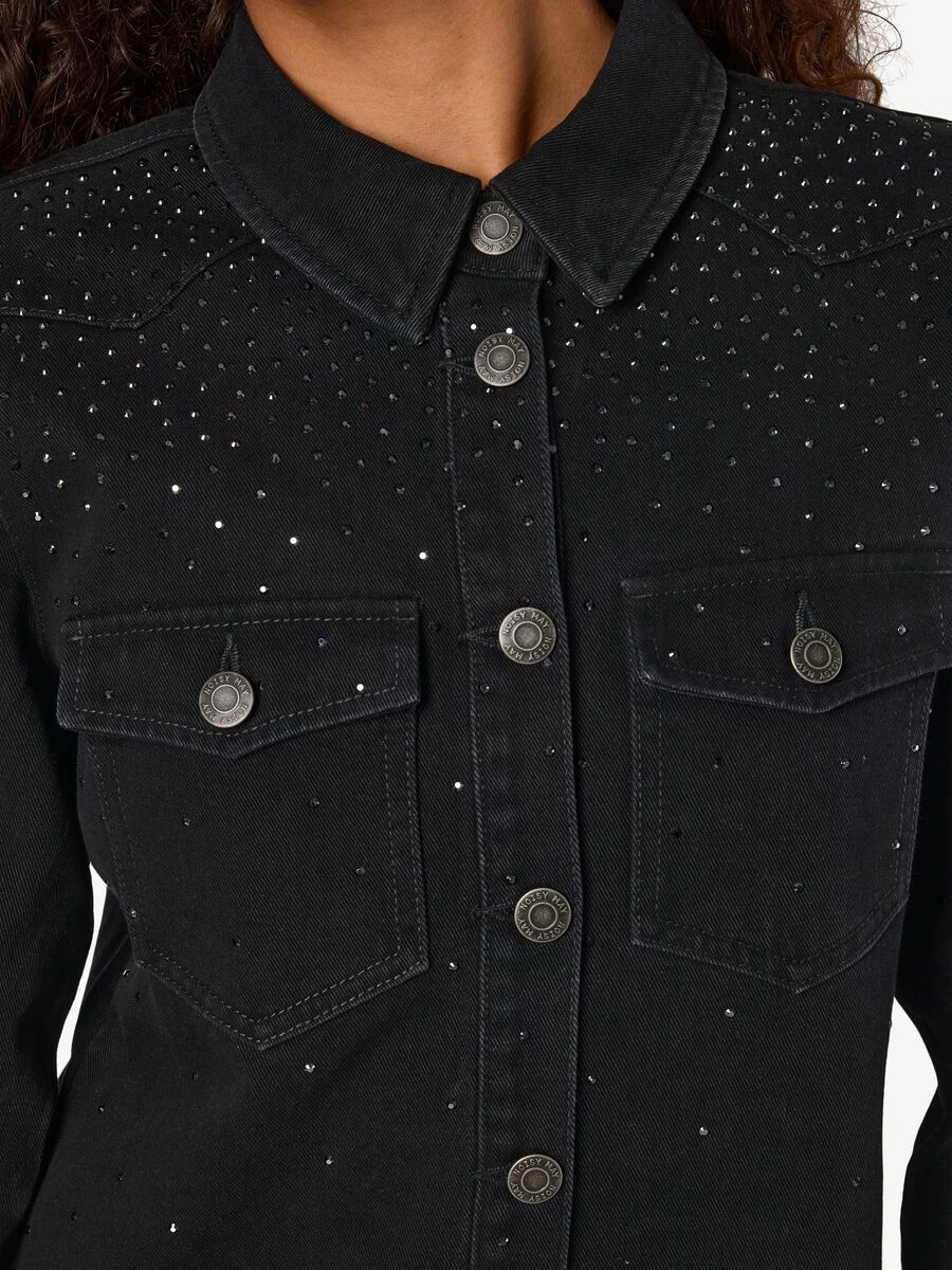 Noisy May RHINESTONE DENIM DRESS 7 Noisy May RHINESTONE DENIM DRESS - Image 5