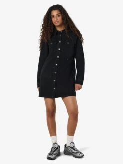 Noisy May RHINESTONE DENIM DRESS 15 Noisy May RHINESTONE DENIM DRESS -Noisy May Shop 27035907 BlackDenim 007