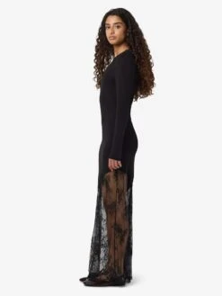 Noisy May LACE DETAILED MAXI DRESS -Noisy May Shop 27036368 Black 004