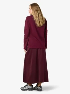 Noisy May SATIN MIDI SKIRT -Noisy May Shop 27036585 WindsorWine 005