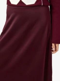 Noisy May SATIN MIDI SKIRT -Noisy May Shop 27036585 WindsorWine 006