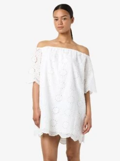 Noisy May BRODERIE ANGLAISE MINI DRESS