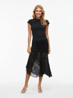 Noisy May LACE MIDI SKIRT -Noisy May Shop 27037644 Black 005