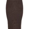 Noisy May KNITTED MIDI SKIRT -Noisy May Shop 27038157 CoffeeBean 001